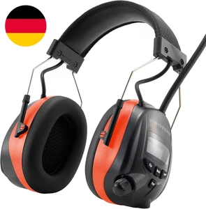 PROTEAR Gehörschutz Mit Radio Dab/Dab+/Fm/Bluetooth 5.3, Noise Cancelling Wirele - Bild 1 von 12