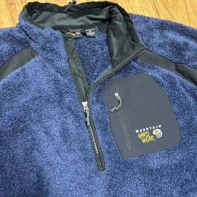 Chaqueta Mountain Hardwear Para Hombres 2XL Azul Mono Hombre Polar Pila Aire Libre Senderismo Foto 1 de 4