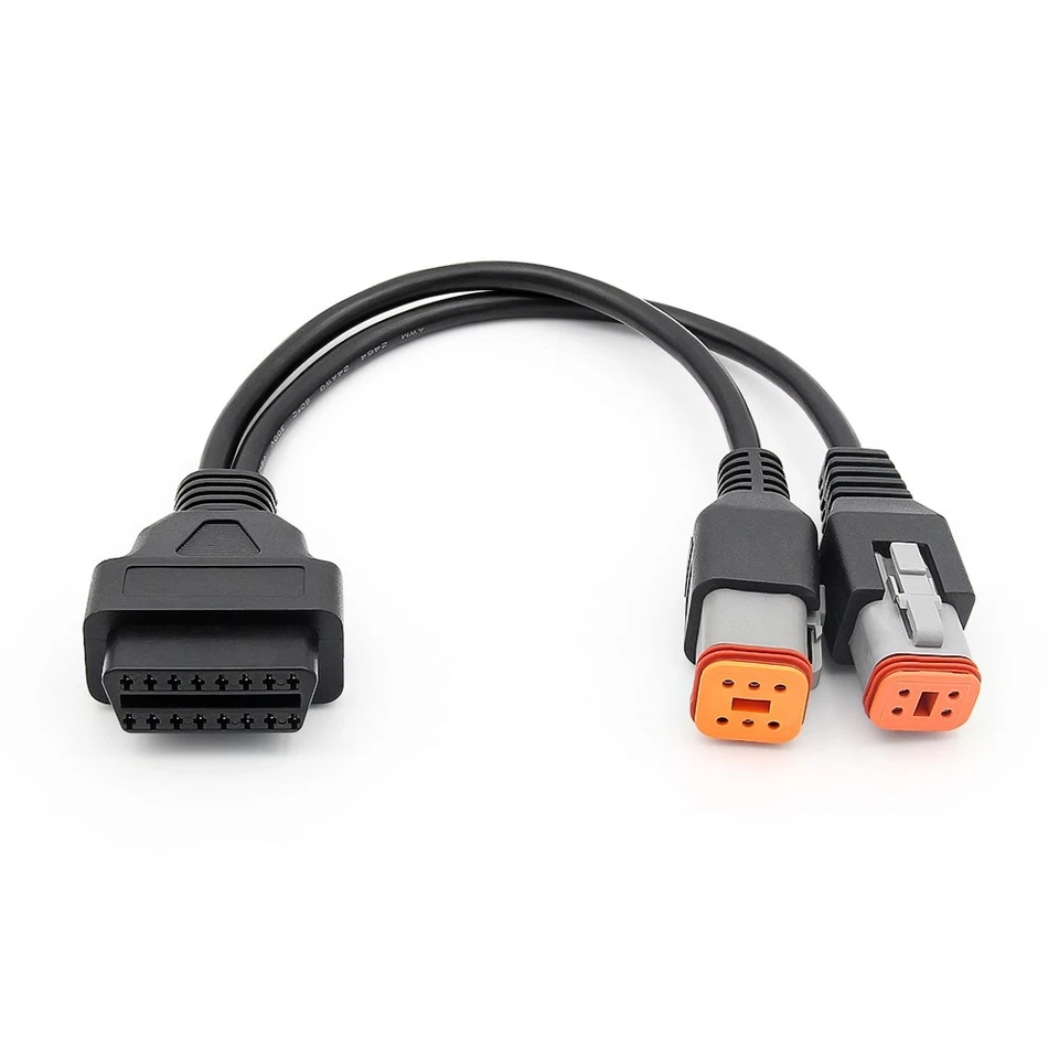 TMP Motorrad OBD2 Adapterkabel 16 Pin auf Harley Diagnosestecker 4 + 6 Pin - #8 - Bild 1 von 1