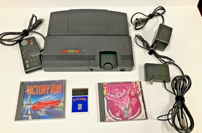 TurboGrafx-16 Console w/ Turbo Booster Controller 3 Games - Working! - Image 1 of 4