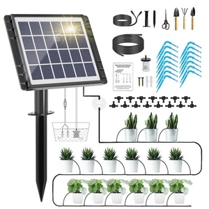 Solar Automatic Drip Irrigation Kit - 25 Timer Modes Smart Watering System fo... - Picture 1 of 8