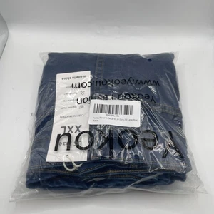 Yeokou Women’s Casual Slim Long Denim XXL Skirt - Blue  - Picture 1 of 3