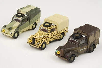76SET22 Oxford Diecast Tilly 1/76 Model British Army 3-Piece Austin Tilly Set - Image 1 of 2