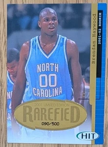 Brendan Haywood #R14 2001-02 Sage Hit Rarefied Gold #/500 - Picture 1 of 2