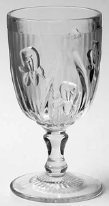Jeannette Iris Clear Water Goblet 286163 - Picture 1 of 1