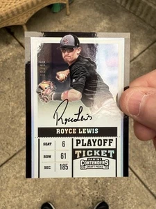 2017 PANINI CONTENDERS DRAFT PICKS ROYCE LEWIS AUTO /15 ON CARD AUTOGRAPH 🔥 - Picture 1 of 5