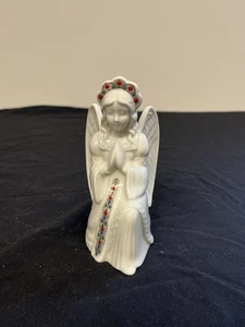 Vintage Lenox China Jewels Collection Nativity Kneeling Angel Figurine - Picture 1 of 6