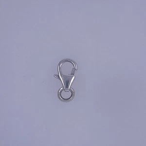 18k White Gold Lobster Claw Necklace Clasp - Picture 1 of 1