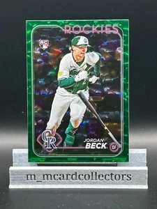 Jordan Beck RC 2024 Topps Update Series #US269 Green Crackle Foilboard /499 COL - Picture 1 of 3