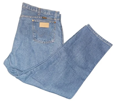 Pantalones de mezclilla Wrangler Y2K años 2000 vintage 44x30 ropa de trabajo • ligeramente usados  Foto 1 de 4