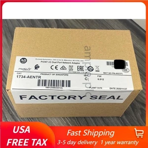 NEW Sealed Allen Bradley 1734-AENTR POINT I/O Dual Port Adaptor -USA US Free Tax - Picture 1 of 13