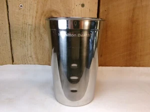 Vintage Hamilton Beach Stainless Steel 24 oz Milk Shake Mixer Cup - Picture 1 of 4