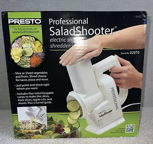 Presto 02970 Pro Salad Shooter Food Electric Slicer Shredder New - Picture 1 of 7