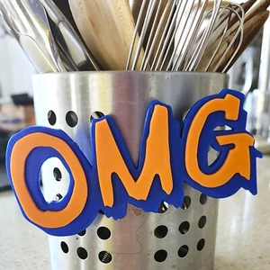 OMG NY Mets 3D-gedruckt 5" Ornament Rallye Schild Magnet perfektes Geschenk. - Bild 1 von 6