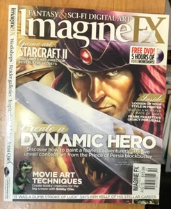 Imagine FX Magazine August 2010 Fantasy & Sci-Fi Digital Art With CD - Foto 1 di 2