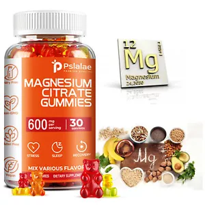 Magnesium Citrate Gummies - for Muscle, Nerve,Cardiovascular Health,Joint Health - Picture 1 of 8