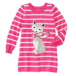 NWT Gymboree Fair Isle Flurry Pretty Pup Sweater Dress Girl 4 5 6 7 8 10 12 - Picture 1 of 1