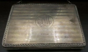 Antike 1921 britische S. BLANCKENSEE & SONS LTD. Sterling Silber Abendtasche - Bild 1 von 10