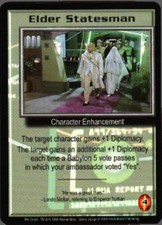 Elder Statesman-PROMO-Babylon 5 CCG TCG