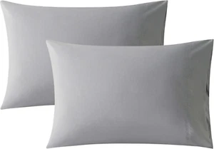 Standard Size Pillowcases Set of 2, 20X26 Cotton Pillow Case with Envelope Closu - Picture 1 of 12