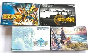 Set 4 GBA Seiken Densetsu Taktik Oger Goldene Sonne 1 2 Nintendo Advance Japan - Bild 1 von 24