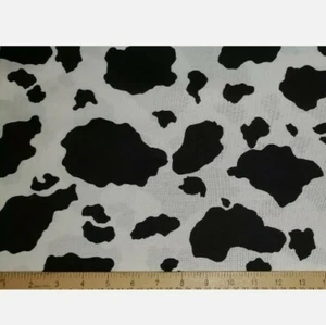 Tela acolchada de algodón Fabirc con estampado de vaca 100 % algodón - Imagen 1 de 1