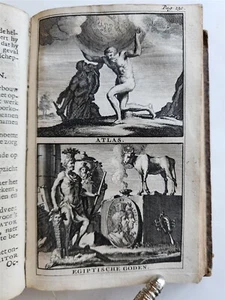 1742 PAGAN GODS & GODDESSES from FABLES & ANCIENT POETRY antique ILLUSTRATED - Imagen 1 de 17
