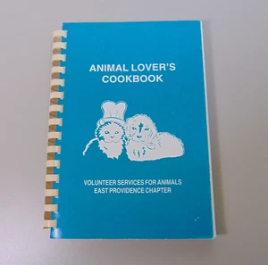Animal Lover's Cookbook Volunteer Ser. for Animals E. Providence R.I. - Picture 1 of 9