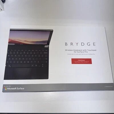 Wireless Keyboard Touchpad for Surface Pro 4,5,6,7 12.3 Pro+ Brydge BRY7011 - Image 1 of 4