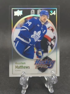 2023-24 Upper Deck Hockey Heroes Auston Matthews #HH-8 Toronto Maple Leafs - Imagen 1 de 2