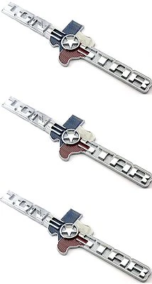 3 EDICIÓN ESTRELLA SOLITARIA Texas emblemas insignia calcomanía 3d puerta trasera 3M pegajosa Foto 1 de 4