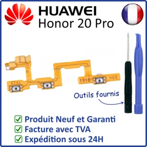 NAPPE INTERNE DES BOUTONS POWER ON OFF ET VOLUME + - DU HUAWEI HONOR 20 PRO - Photo 1 sur 4