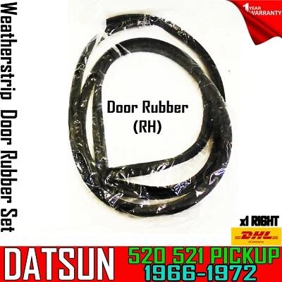 PARA DATSUN NISSAN 520 521 2D1966-1972 camioneta pickup puerta derecha (derecha) resistente al clima Foto 1 de 3