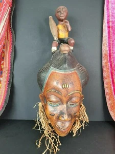 Old West African Dance & Sports Mask …beautiful collection and display piece - Picture 1 of 7