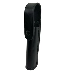 Stallion Leather Flashlight Holder STN-1 Stinger Covered Snap SK12 Black - Picture 1 of 8