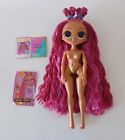 Lol Surprise Omg Nude Replacement Doll Golden Heart with Fashion Magazine Book