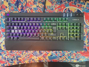 Corsair CH-9000121-UK STRAFE RGB Cherry MX Silent Mechanical Gaming Keyboard... - Picture 1 of 5