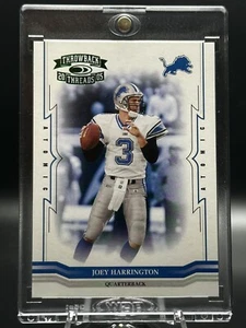 Tarjeta de fútbol americano Throwback Threads Bronze Holofoil 2005 #51 Joey Harrington #6/175 - Imagen 1 de 6