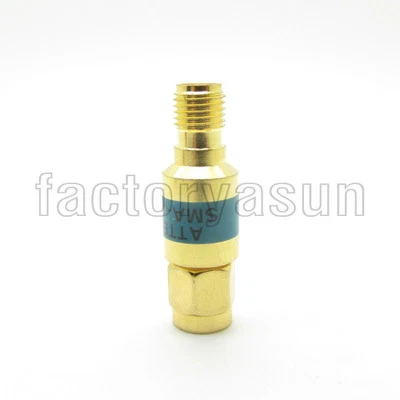 Golden 2W SMA JK Male to Female RF Coaxial Attenuator 6GHz 50ohm 30dB Connector - Image 1 of 4