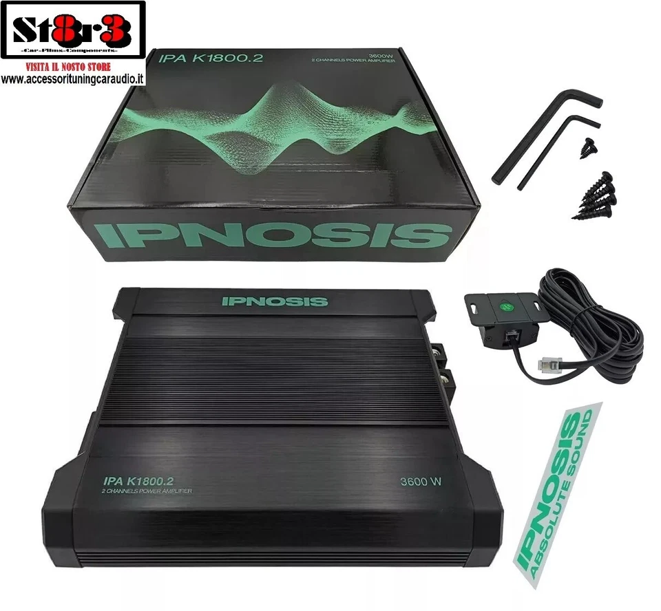 IPNOSIS AMPLIFICATORE DIGITALE IPA K3000 mono 1x3000W 1 ohm RMS spl fronte url - Immagine 1 di 4