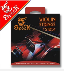 Juego de cuerdas de violín súper ligero Spock S125 4/4 tamaño completo núcleo de acero al carbono - Imagen 1 de 5