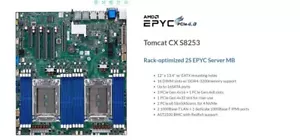 TYAN s8253 GM2NE-2T amd epyc 7002/7003 max512 Go DDR4 PCI-E ATX - Photo 1/3