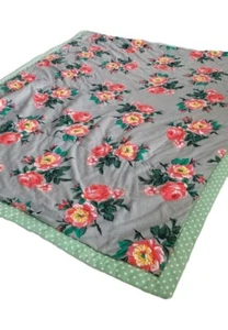 Matilda Jane Strawberry Happy and Free Ruffle Patchwork Blanket Quilt Throw - Picture 1 of 16