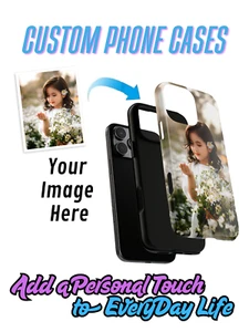 Custom Tough Phone Case, Durable Phone Protector, Personalized Phone Cover, Gift - Picture 1 of 63