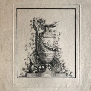 Gilles-Paul Cauvet (1731-1788) — aiguière — eau-forte originale  — 30x25 — 1777. - Picture 1 of 7
