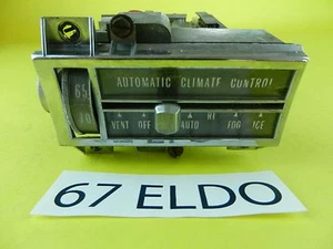 67 ELD CADILLAC ELDORADO A/C HEAT AUTOMATIC CLIMATE CONTROL HVAC USED 1967 - Picture 1 of 10
