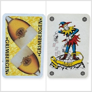 Belgian Joker – Single Card – Grimbergen Beer Back – Advertising - Picture 1 of 3