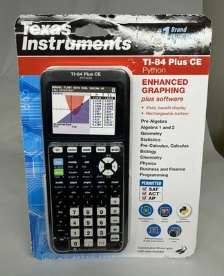 Texas Instruments TI-84 Plus CE Python Enhanced Graphing Calculator - New - Image 1 of 4