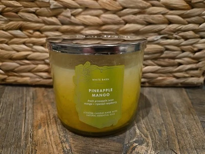Vela Bath & Body Works White Barn PINEAPPLE MANGO 3-Wick 14,5 oz - Imagem 1 de 3