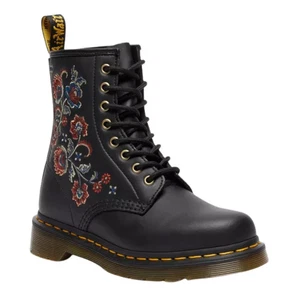 Stivaletti Dr. Martens 1460 Vonda Genix Ankle Boot Donna Pelle Nero - Picture 1 of 7